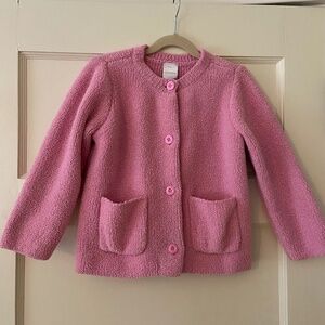Hanna Andersson chenille cardigan sweaters